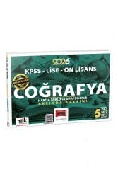 Yargı Yayınları 2026 KPSS - Lise - Ön Lisans Akılda Kalan Coğrafya Harita Tablo ve Grafiklerle +5 Deneme İlaveli - Yargı Yayınları