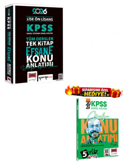 Yargı Yayınları 2026 KPSS Lise Ön Lisans GK-GY Tüm Dersler Tek Kitap Efsane Konu Anlatımı - 1