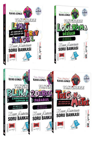 Yargı Yayınları 2026 AYT ve Ara Sınıflar İçin Taktiklerle Matematik Seti 5 Kitap - 1