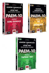 Yargı Yayınları 2026 PAEM Komiser Yardımcılığı ve Rütbe Terfi Sınavlarına Hazırlık Seti Soru-Deneme-Yaprak - Yargı Yayınları
