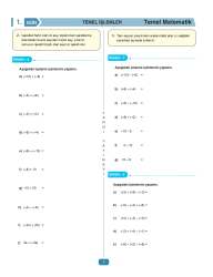 Yargı Yayınları Tüm Adaylar İçin Hocam Ben Matematikte Sıfırım Konu Anlatımlı Soru Bankası - 3