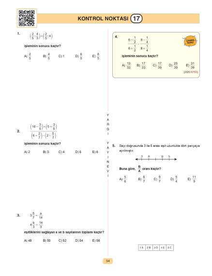Yargı Yayınları Tüm Adaylar İçin Hocam Ben Matematikte Sıfırım Konu Anlatımlı Soru Bankası - 10