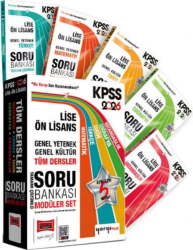 Yargı Yayınları 2026 KPSS Lise Ön Lisans GK-GY Tüm Dersler Tamamı Çözümlü Modüler Soru Bankası Seti (5 Kitap) - Yargı Yayınları