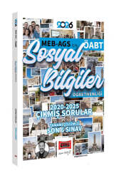 Yargı Yayınları 2026 ÖABT MEB-AGS Sosyal Bilgiler Öğretmenliği 2020-2025 Çıkmış Sınav Soruları - Yargı Yayınları