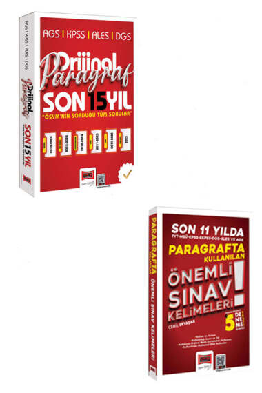 Yargı Yayınları 2026 KPSS AGS ALES DGS Orijinal Paragraf 15 Yıl Çıkmış Sorular ve Son 11 Yılda Kullanılan Paragraf Kelimeleri - 1