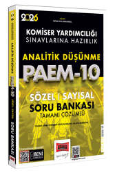 Yargı Yayınları 2026 PAEM Komiser Yardımcılığı Sınavlarına Hazırlık Analitik Düşünme Sözel-Sayısal Soru Bankası - Yargı Yayınları