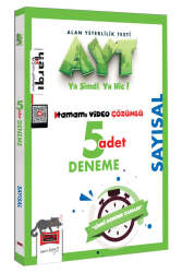 Yargı Yayınları AYT Sayısal Tamamı Video Çözümlü 5 Deneme - Yargı Yayınları