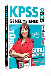 Yargı Yayınları 2026 KPSS Genel Yetenek Tamamı Çözümlü Türkçe Soru Bankası (Yelda Ünal) - Yargı Yayınları