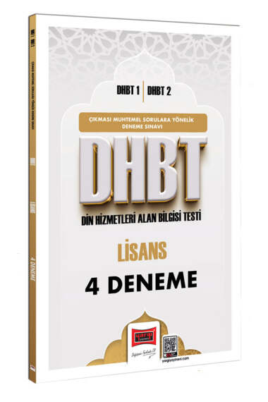 Yargı Yayınları DHBT 1 - DHBT 2 Lisans 4 Deneme Sınavı - 1