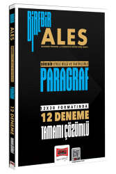 Yargı Yayınları 2026 Birebir ALES Paragraf Tamamı Çözümlü 12 Deneme - Yargı Yayınları