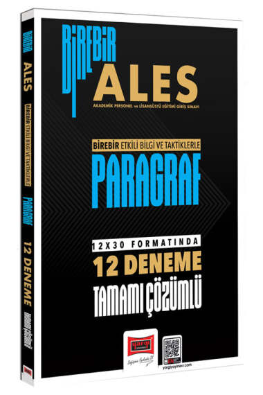 Yargı Yayınları 2026 Birebir ALES Paragraf Tamamı Çözümlü 12 Deneme - 1