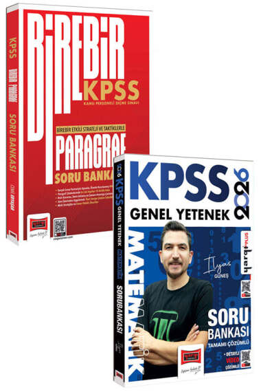 Yargı Yayınları 2026 KPSS Paragraf ve Genel Yetenek Matematik Soru Bankası Seti - 1