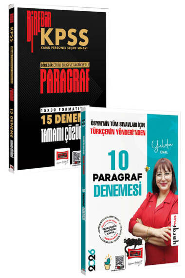Yargı Yayınları 2026 KPSS Paragraf ve Tüm Adaylar İçin Türkçe Tamamı Çözümlü Deneme Seti - 1