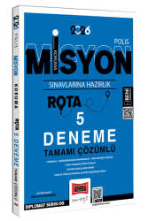 Yargı Yayınları 2026 Polis Misyon Koruma Sınavlarına Hazırlık Tamamı Çözümlü Rota 5 Deneme - Yargı Yayınları
