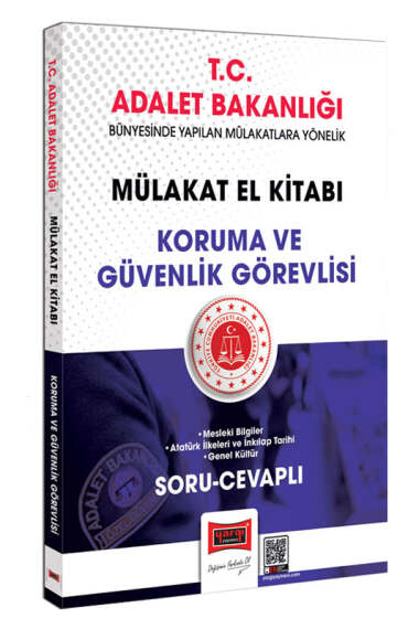 Yargı Yayınları T.C. Adalet Bakanlığı Koruma ve Güvenlik Görevlisi Mülakat El Kitabı Soru-Cevaplı - 1