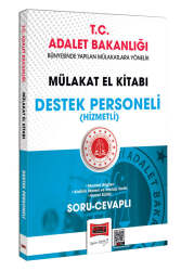 Yargı Yayınları T.C. Adalet Bakanlığı Destek Personeli Hizmetli Mülakat El Kitabı Soru-Cevaplı - Yargı Yayınları