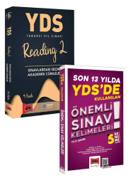 Yargı Yayınları YDS Son 13 Yıl Önemli Sınav Kelimeleri ve Reading 2 Sınavlardan Seçme Akademik Cümleler İkili Set - Yargı Yayınları