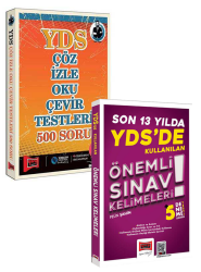 Yargı Yayınları YDS Son 13 Yıl Önemli Sınav Kelimeleri ve Çöz İzle Oku Çevir Testleri 500 Soru İkili Set - Yargı Yayınları