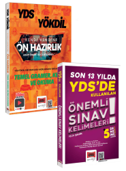 Yargı Yayınları YDS Son 13 Yıl Önemli Sınav Kelimeleri ve YDS YÖKDİL Kendi Kendine Ön Hazırlık Temel Gramer Kelime ve Okuma İkili Set - Yargı Yayınları