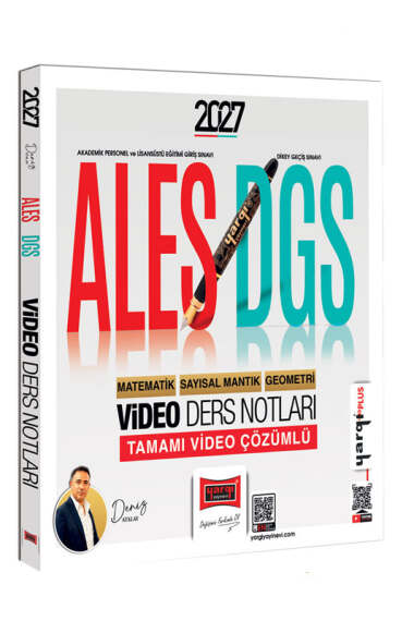 Yargı Yayınları 2027 ALES DGS Matematik Sayısal Mantık Geometri Video Ders Notları - 1