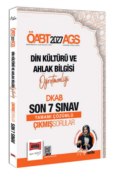 Yargı Yayınları 2027 ÖABT AGS Din Kültürü ve Ahlak Bilgisi Öğretmenliği DKAB Tamamı Çözümlü Son 7 Sınav Çıkmış Sorular - 1