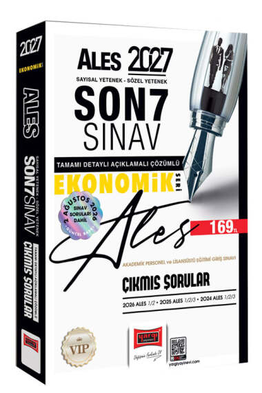 Yargı Yayınları 2027 ALES Sayısal-Sözel Yetenek Son 7 Sınav Çıkmış Sorular 2 Ağustos Sınav Soruları Dahil (Ekonomik Seri) - 1