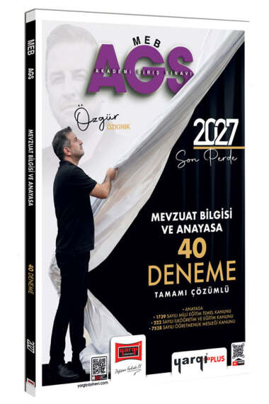 Yargı Yayınları 2027 MEB-AGS Mevzuat Bilgisi ve Anayasa Tamamı Çözümlü 40 Deneme - 1