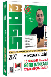 Yargı Yayınları 2027 MEB-AGS Mevzuat Bilgisi 10 Deneme İlaveli Tamamı Çözümlü Soru Bankası - Yargı Yayınları