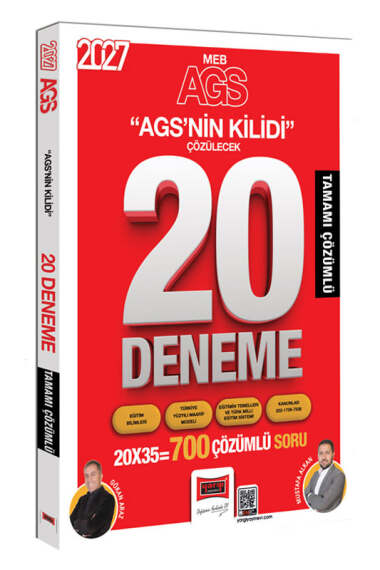 Yargı Yayınları 2027 MEB-AGS Tüm Dersler AGSnin Kilidi Tamamı Çözümlü 20 Deneme - 1