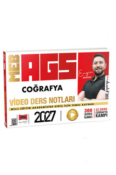 Yargı Yayınları 2027 MEB-AGS Coğrafya Video Ders Notları 300 Soru İlaveli - 1