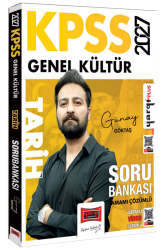 Yargı Yayınları 2027 KPSS Genel Kültür Tamamı Çözümlü Tarih Soru Bankası - Yargı Yayınları