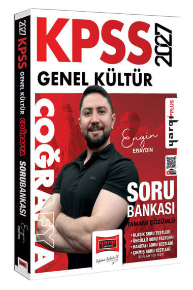 Yargı Yayınları 2027 KPSS Genel Kültür Coğrafya Tamamı Çözümlü Soru Bankası - 1