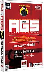 Yargı Yayınları 2025 MEB-AGS Mevzuat Bilgisi ve Tamamı Çözümlü Soru Bankası - Yargı Yayınları