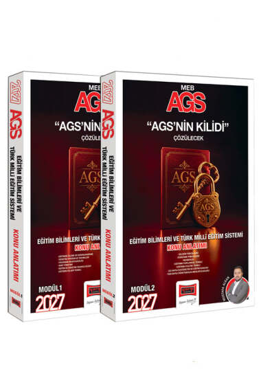 Yargı Yayınları 2027 MEB-AGSnin Kilidi Eğitim Bilimleri ve Türk Milli Eğitim Sistemi Konu Anlatımı 2 Cilt - 1