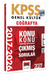 Yargı Yayınları 2027 KPSS Genel Kültür Coğrafya Konu Konu Tamamı Çözümlü 10 Yıl Çıkmış Sorular - Yargı Yayınları