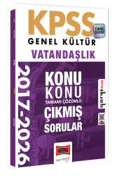 Yargı Yayınları 2027 KPSS Genel Kültür Vatandaşlık Konu Konu Tamamı Çözümlü 10 Yıl Çıkmış Sorular - Yargı Yayınları