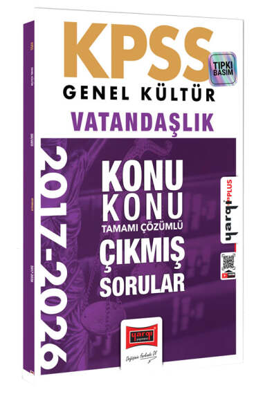 Yargı Yayınları 2027 KPSS Genel Kültür Vatandaşlık Konu Konu Tamamı Çözümlü 10 Yıl Çıkmış Sorular - 1