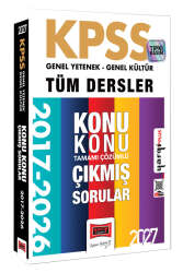 Yargı Yayınları 2027 KPSS GK-GY Tüm Dersler Konu Konu Tamamı Çözümlü 10 Yıl Çıkmış Sorular - Yargı Yayınları