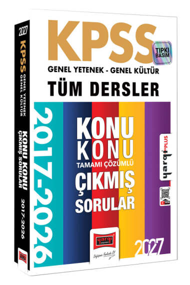 Yargı Yayınları 2027 KPSS GK-GY Tüm Dersler Konu Konu Tamamı Çözümlü 10 Yıl Çıkmış Sorular - 1