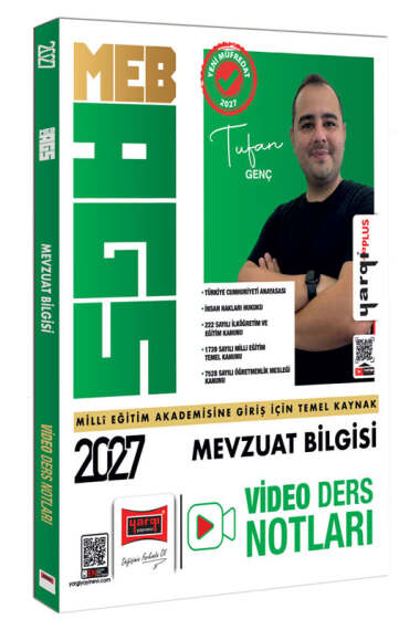 Yargı Yayınları 2027 MEB-AGS Mevzuat Bilgisi Video Ders Notları - 1