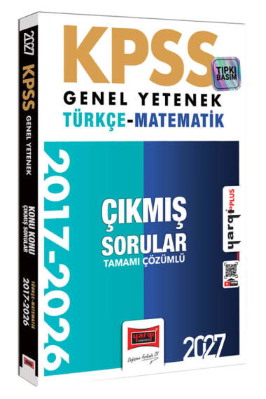 Yargı Yayınları 2027 KPSS Genel Yetenek Türkçe-Matematik Konu Konu Tamamı Çözümlü 10 Yıl Çıkmış Sorular - 1