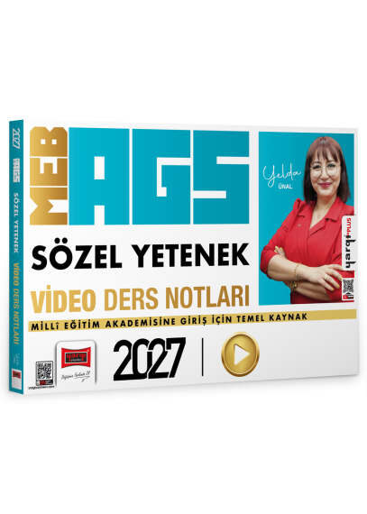 Yargı Yayınları 2027 MEB AGS Öğretmen Adayları İçin Sözel Yetenek Video Ders Notları - 1