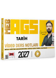Yargı Yayınları 2027 MEB AGS Öğretmen Adayları İçin Tarih Video Ders Notları - Yargı Yayınları