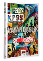 Yargı Yayınları 2027 KPSS Tüm Sınavlara Yönelik Vatandaşlık Tamamı Çözümlü Soru Bankası - Yargı Yayınları