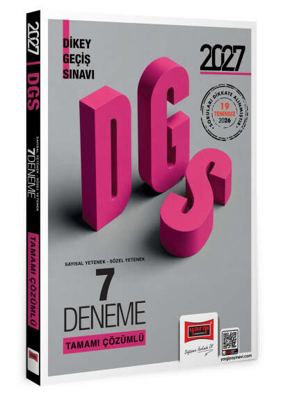 Yargı Yayınları 2027 DGS Sayısal - Sözel Yetenek Tamamı Çözümlü 7 Deneme - 1