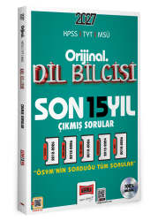 Yargı Yayınları 2027 KPSS TYT MSÜ Orijinal Dil Bilgisi Son 15 Yıl Çıkmış Sorular - Yargı Yayınları