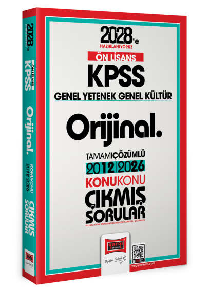 Yargı Yayınları 2027 KPSS Lise Ön Lisans GK GY Orijinal 2012-2026 Konu Konu Çıkmış Sorular - 1