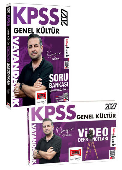 Yargı Yayınları 2027 KPSS Genel Kültür Vatandaşlık Tamamı Çözümlü Soru Bankası ve Video Ders Notları Seti - 1