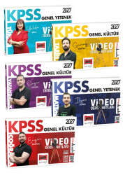 Yargı Yayınları 2027 KPSS Genel Yetenek Genel Kültür Video Ders Notları Seti - Yargı Yayınları