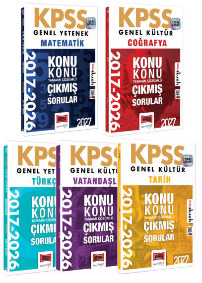 Yargı Yayınları 2027 KPSS Genel Yetenek Genel Kültür Çıkmış Sorular Seti - 1